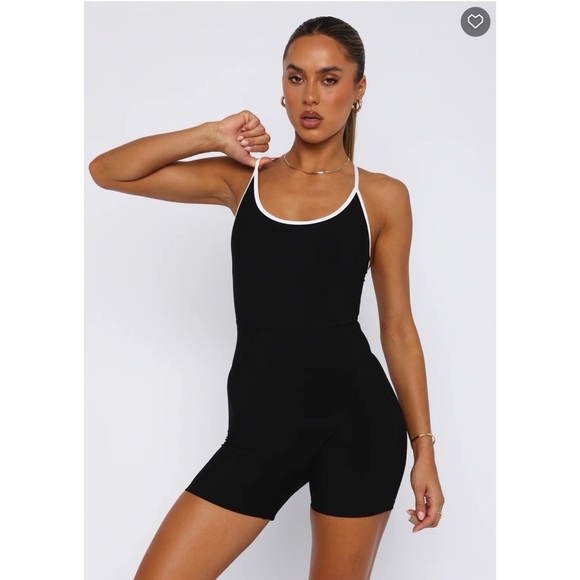 White Fox Black Playsuit - Picture 5 of 8